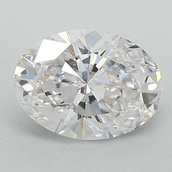 Diament laboratoryjny bezbarwny szlif owalny, ct, VVS1, E, IGI, LGG1196316